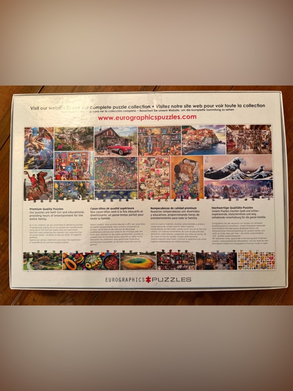 Eurographics Colors of the World "Asian Oil-Paper Umbrellas" 1000 pc Puzzle - Picture 2 of 3